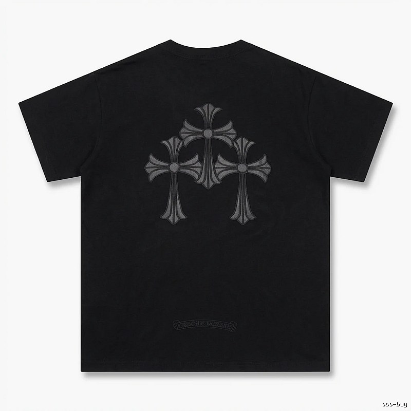 Chrome Hearts Cross Print Black T-shirt