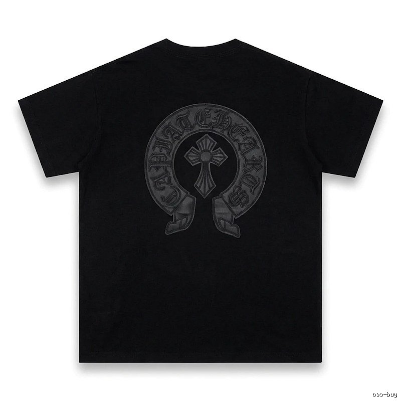 Chrome Hearts Cross Vintage Black Short-sleeve Shirt
