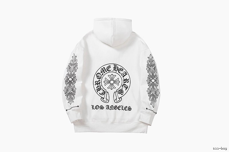 Chrome Hearts Daily Cross graphic hoodie Black Blue Cross for City Outfits