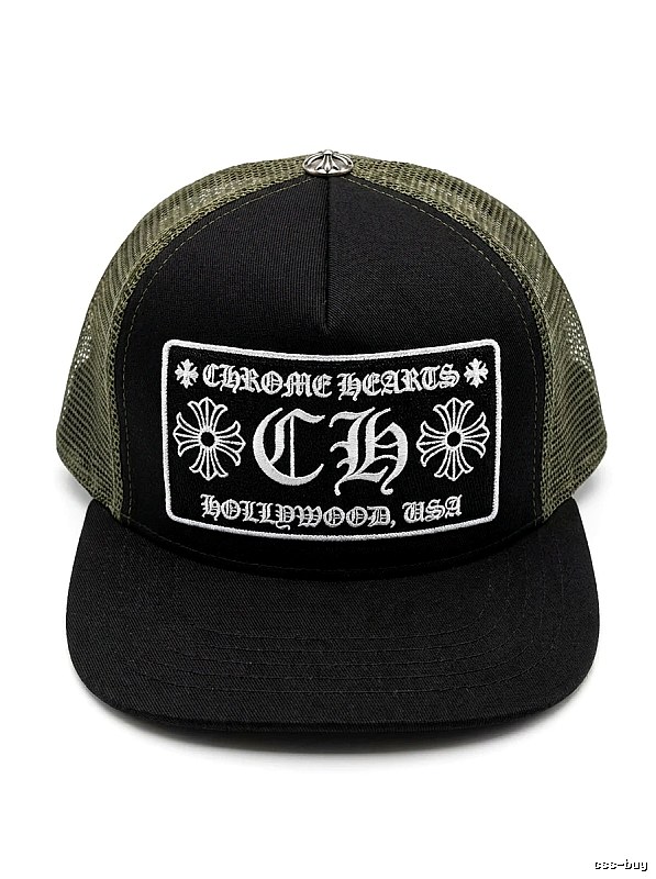Chrome Hearts Retro Style Black Hat