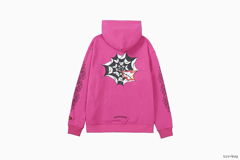 Chrome Hearts Travel Cross graphic hoodie Black Blue Cross with Soft Visual Tone