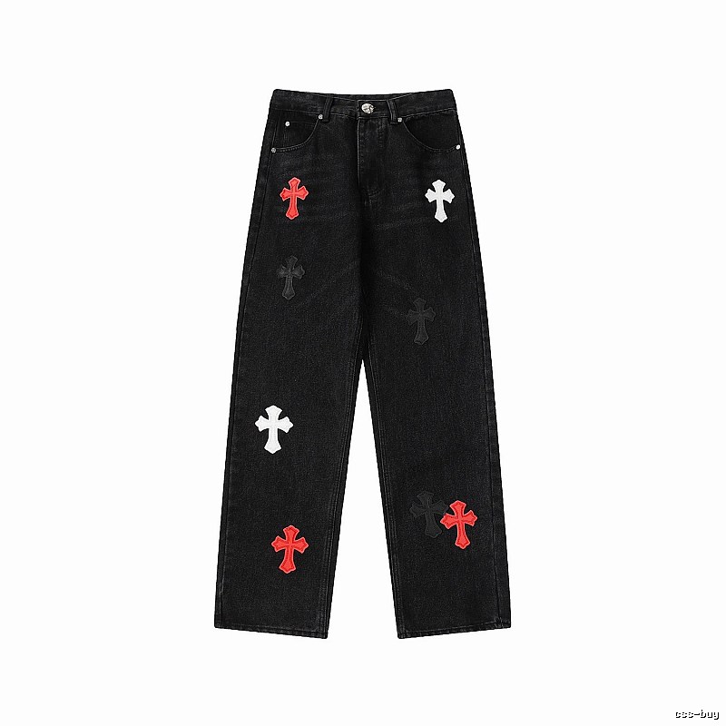 Chrome Hearts Urban Graphic jeans Light Denim Jeans with Casual Appeal