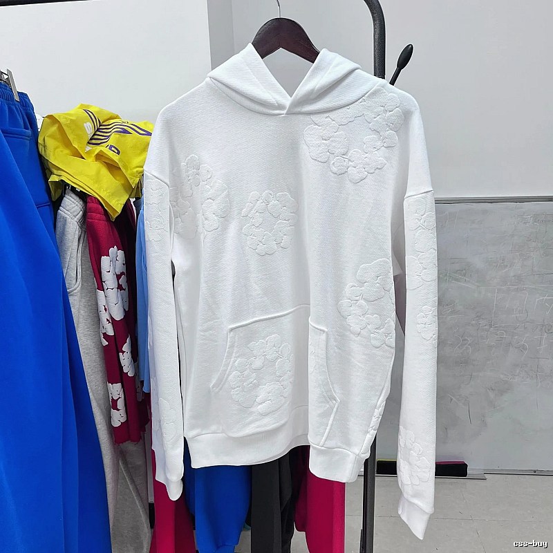 Clean White Minimal Pullover Hoodie