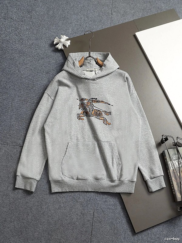 Cold Weather Hoodie with Gray Hoodie with Illustrated Animal