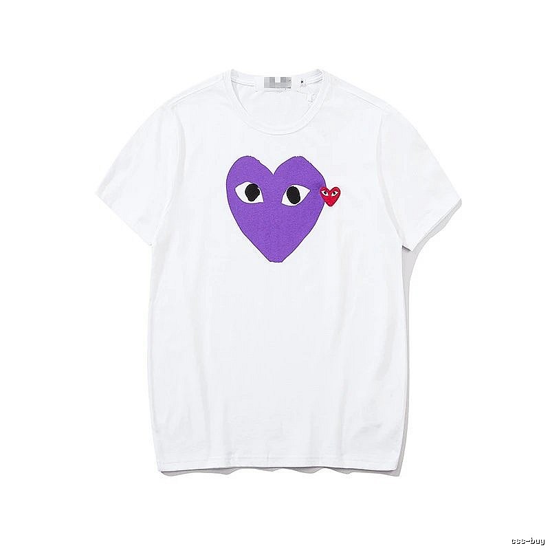 Comme des Garcons PLAY 2023-03 Style 2303 Heart Logo T-Shirt Campus Look