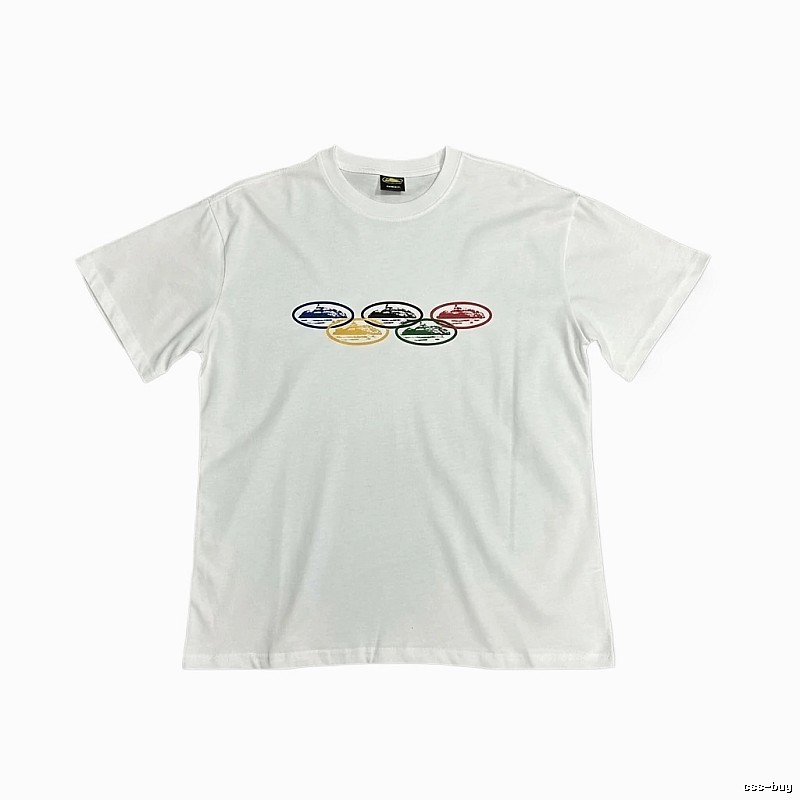Corteiz Colorful Pattern Casual White T-shirt