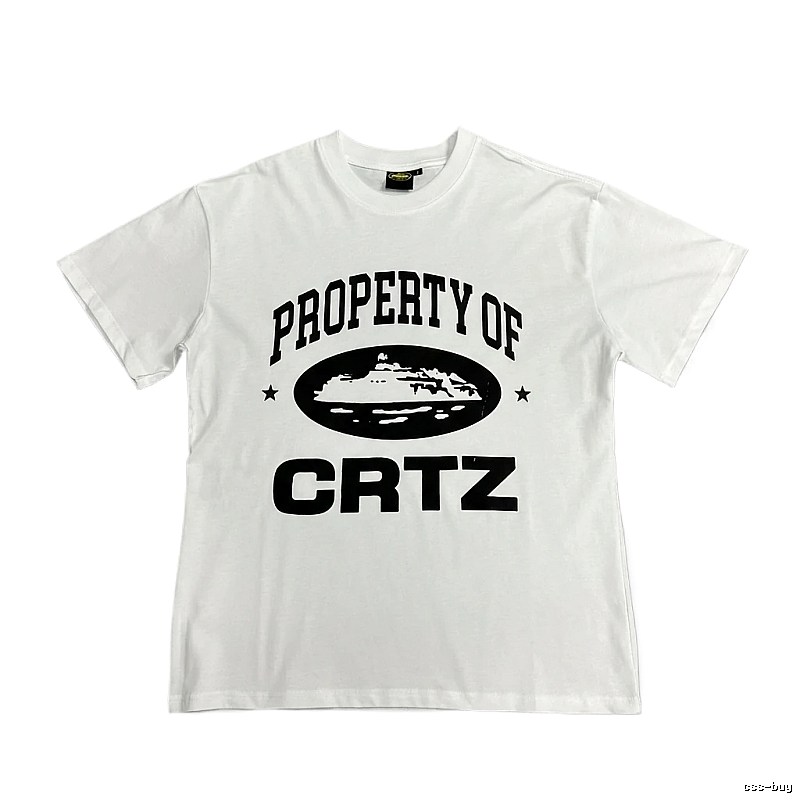 Corteiz letter - printed white T - shirt