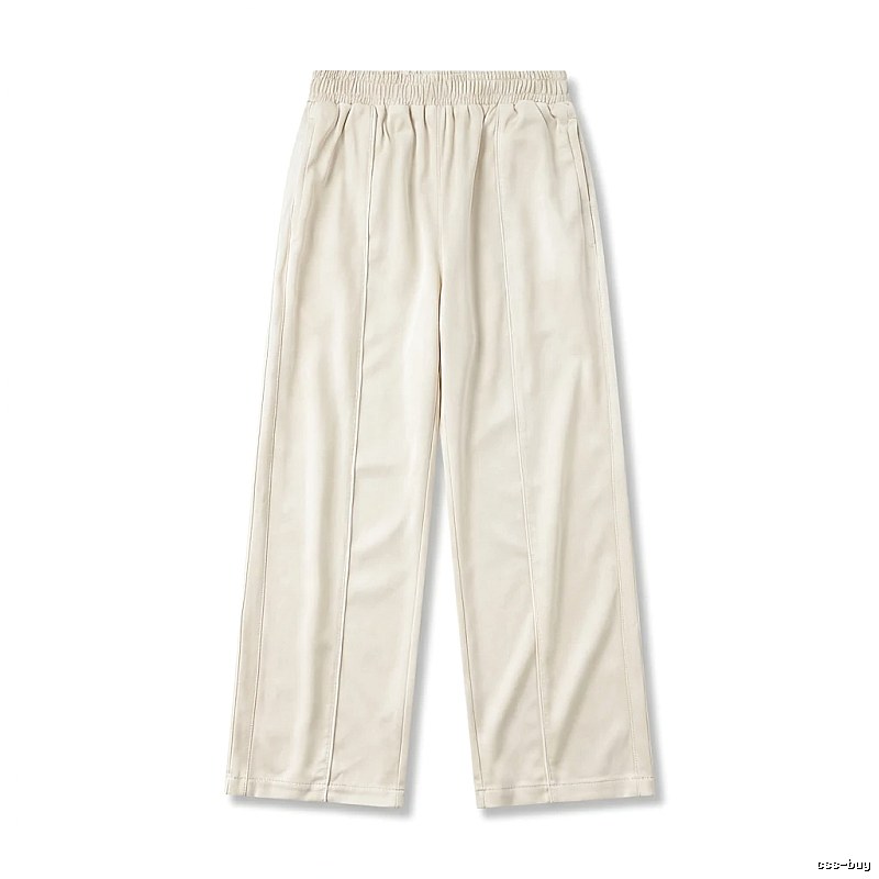 Corteiz minimalist style off-white wide-leg pants