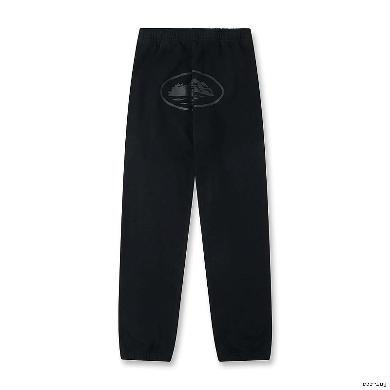 Corteiz Printed Casual Black Pants