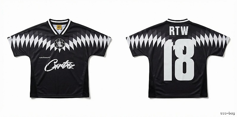 Corteiz RTW Series Black and White Wind Top