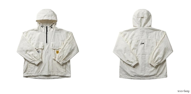 Corteiz Workwear Style White Jacket