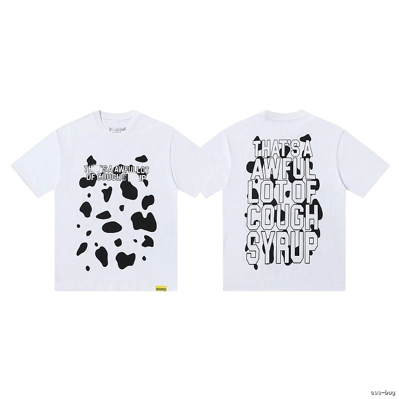 COUGH SYRUP Print Street Style White T-Shirt