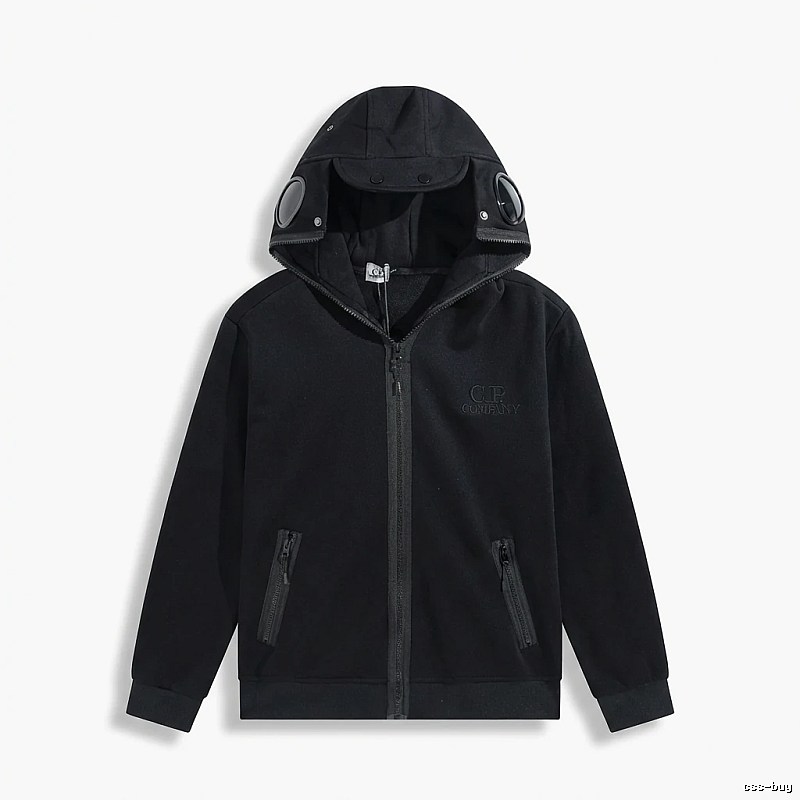 C.P. Functional Style Black Hoodie