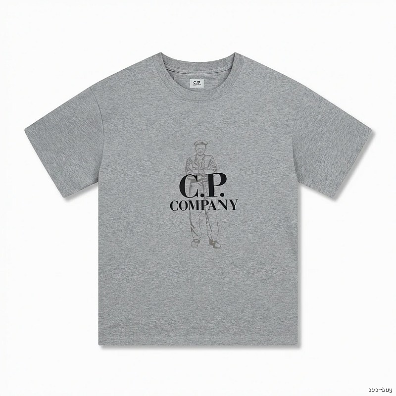 C.P. Retro Style Gray T-shirt
