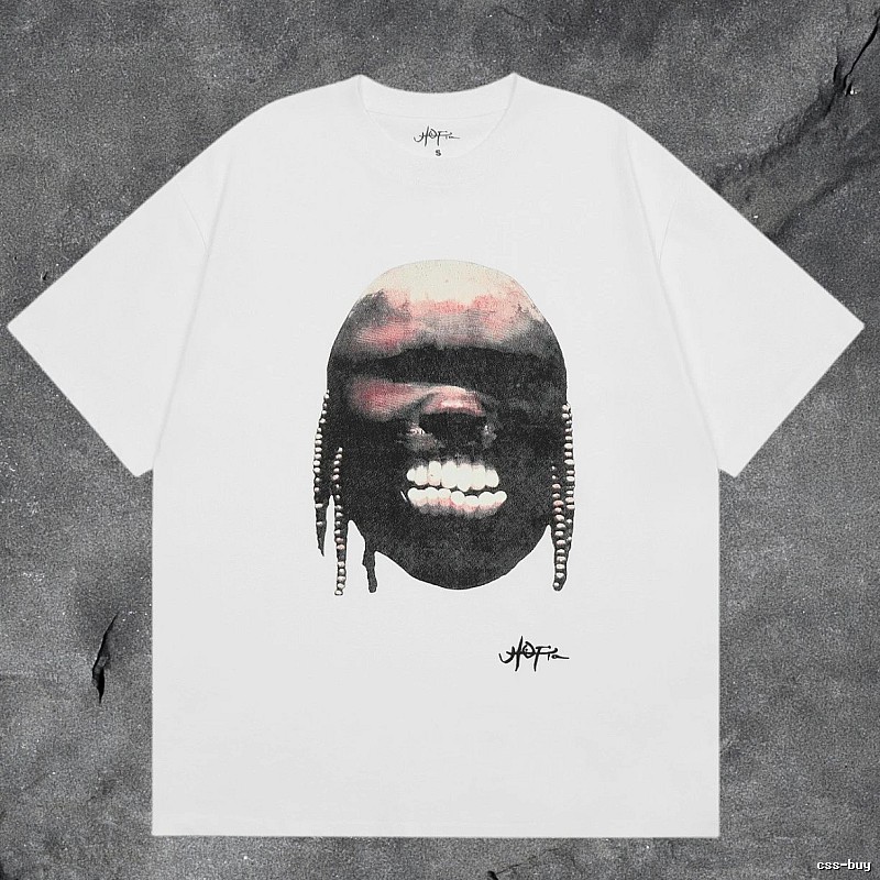 Denim Tears White Graphic T-Shirt Clean Colorway