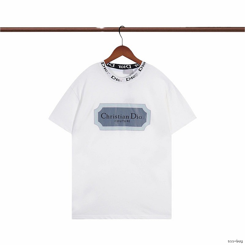 Dior Couture Minimalist Style White Short-sleeve T-shirt