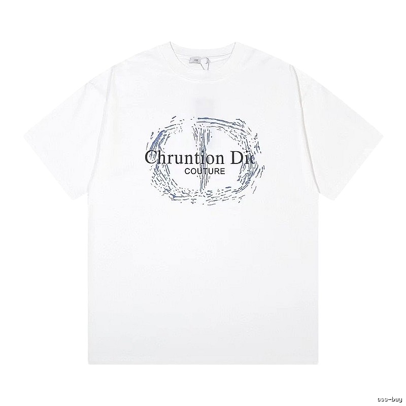 Dior Couture Trendy Style White Short-sleeve T-shirt