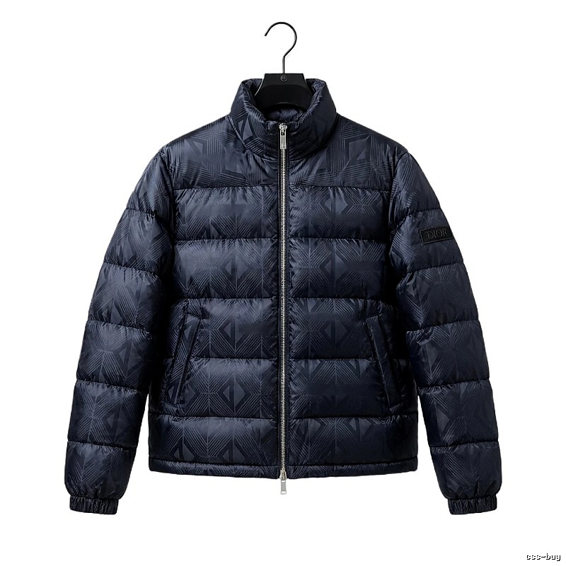 Dior quilted black down jacket