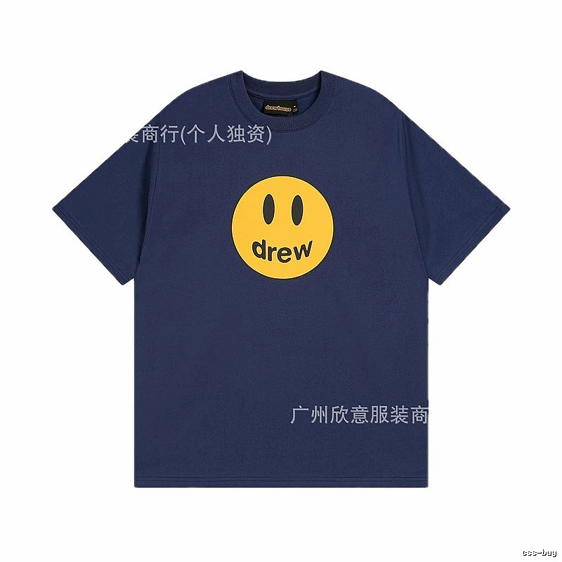 DREWHOUSE Smiley Street Style Navy Blue T-shirt