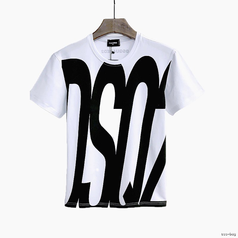 DSQUARED2 Large Letter Street Style White T-Shirt