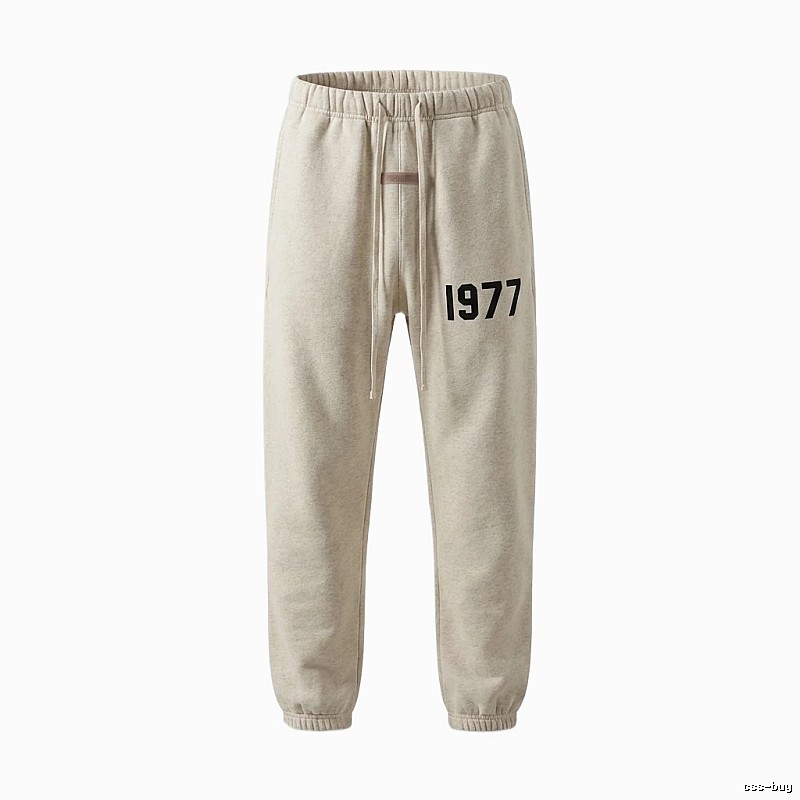 ESSENTIALS 1977 Minimalist Style Light Gray Pants