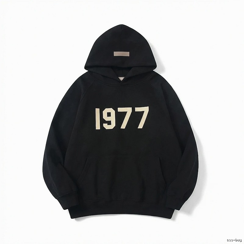 ESSENTIALS 1977 Series Black Sweatshirt