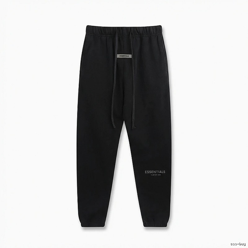 ESSENTIALS Basic Black Sweatpants