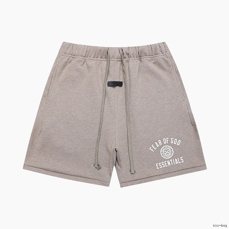 ESSENTIALS casual style light gray shorts