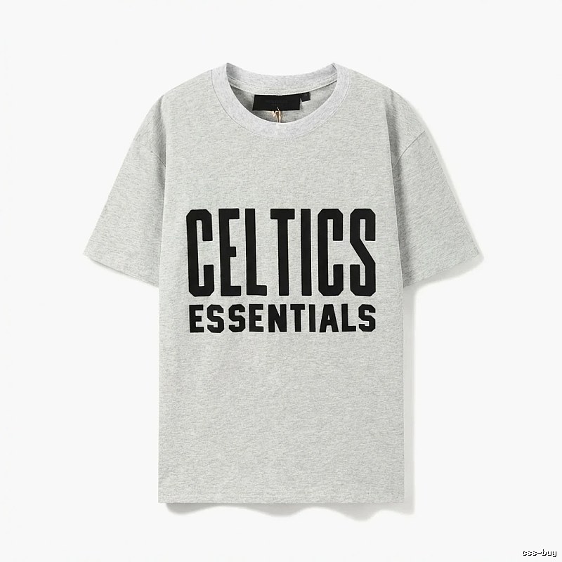 ESSENTIALS Gray and Black T-shirt of the Trendy Brand