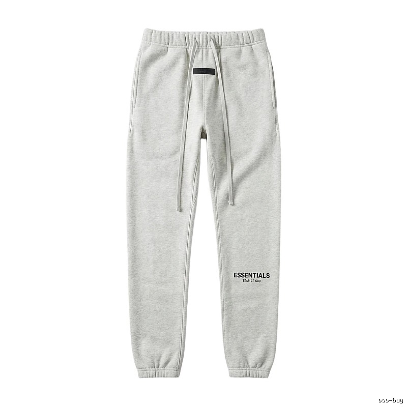 ESSENTIALS minimalist light gray sweatpants