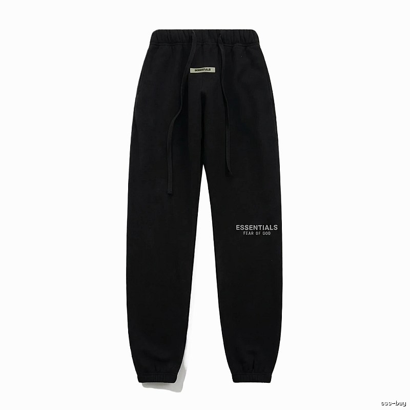 ESSENTIALS minimalist style black sweatpants