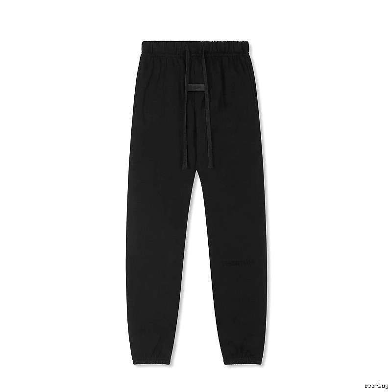 ESSENTIALS minimalist style black sweatpants