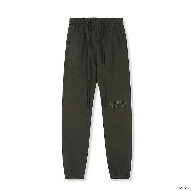 ESSENTIALS minimalist style dark gray sweatpants