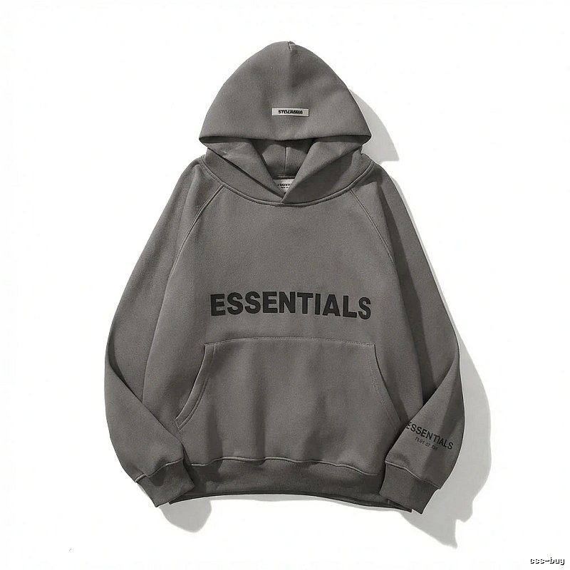 ESSENTIALS minimalist style grey sweatshirt