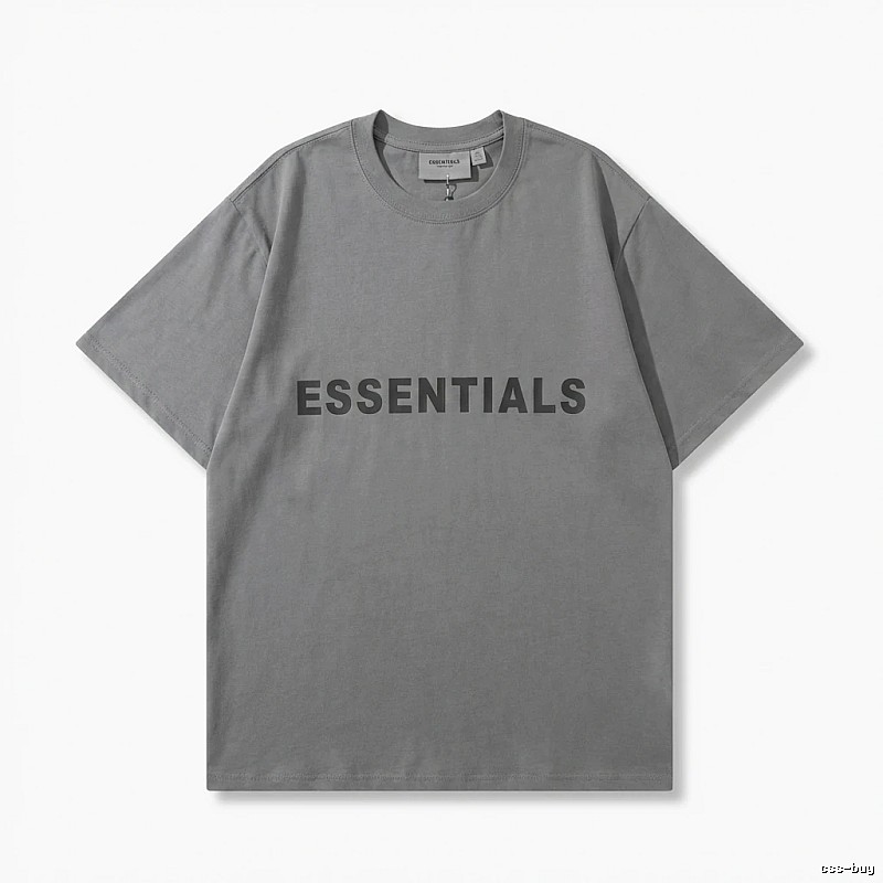 ESSENTIALS minimalist style grey T-shirt