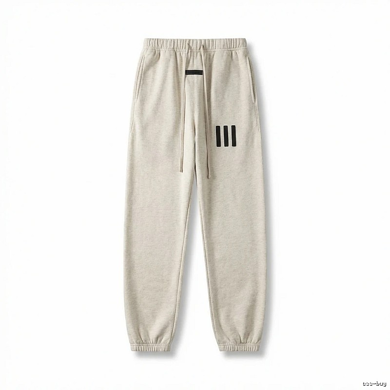 ESSENTIALS minimalist style light gray sweatpants