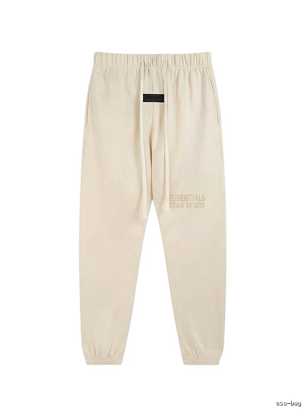 ESSENTIALS minimalist style off-white sweatpants