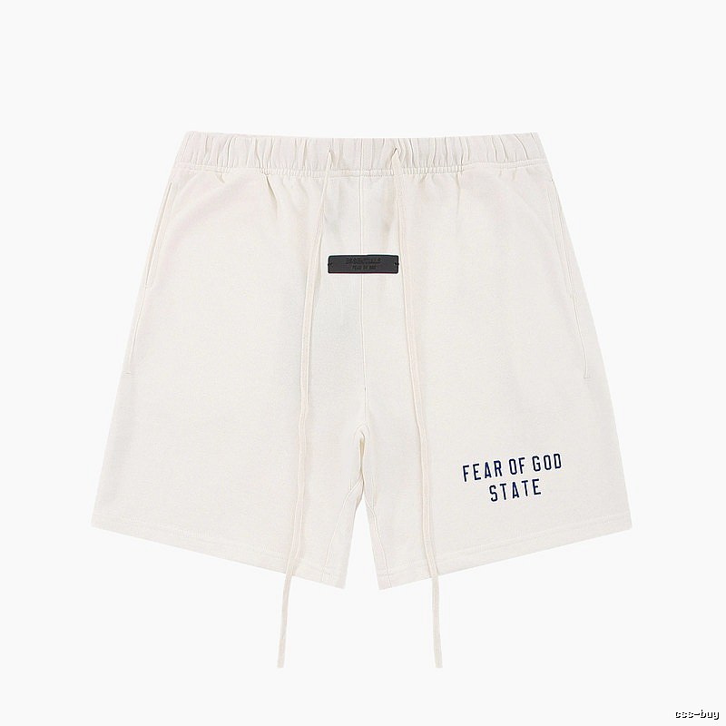 ESSENTIALS minimalist style white shorts