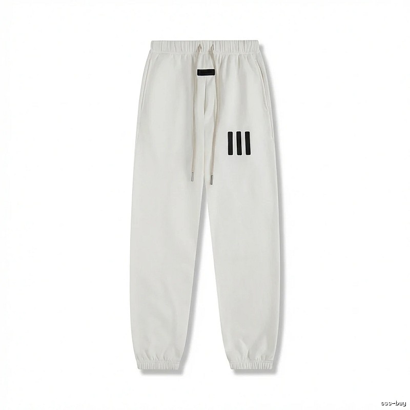 ESSENTIALS minimalist style white sweatpants