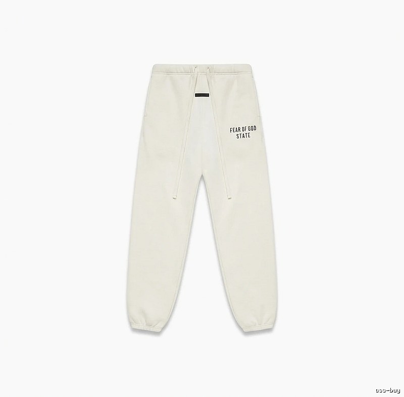 ESSENTIALS minimalist style white sweatpants