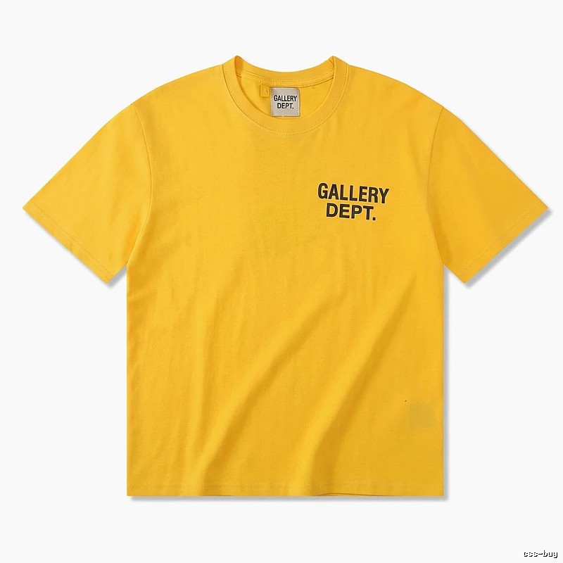 Gallery Dept. Alphabet Style Yellow T-shirt