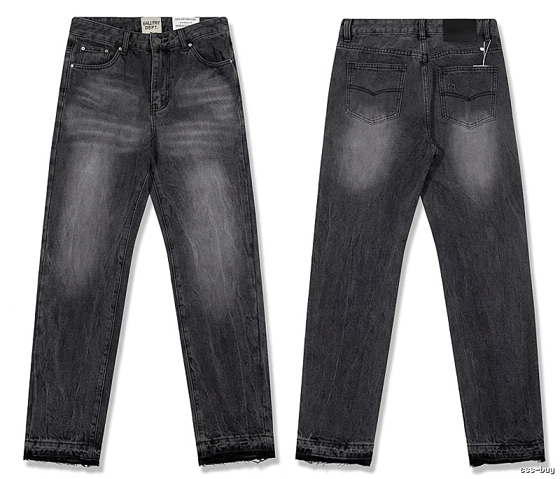 Gallery Dept. Distressed Black Jeans