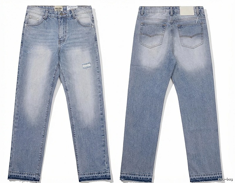 Gallery Dept. distressed light blue jeans