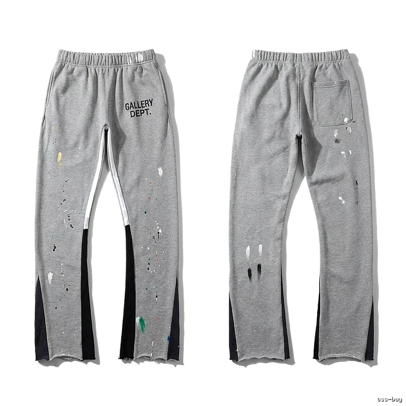 Gallery Dept. Graffiti Street Style Grey Pants