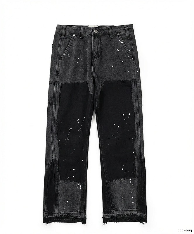 Gallery Dept Graffiti-style Black Jeans