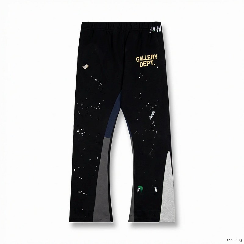 Gallery Dept Graffiti Style Black Trousers
