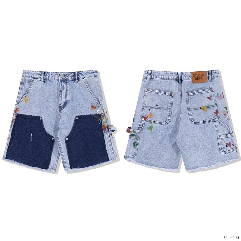 Gallery Dept Graffiti Style Denim Shorts