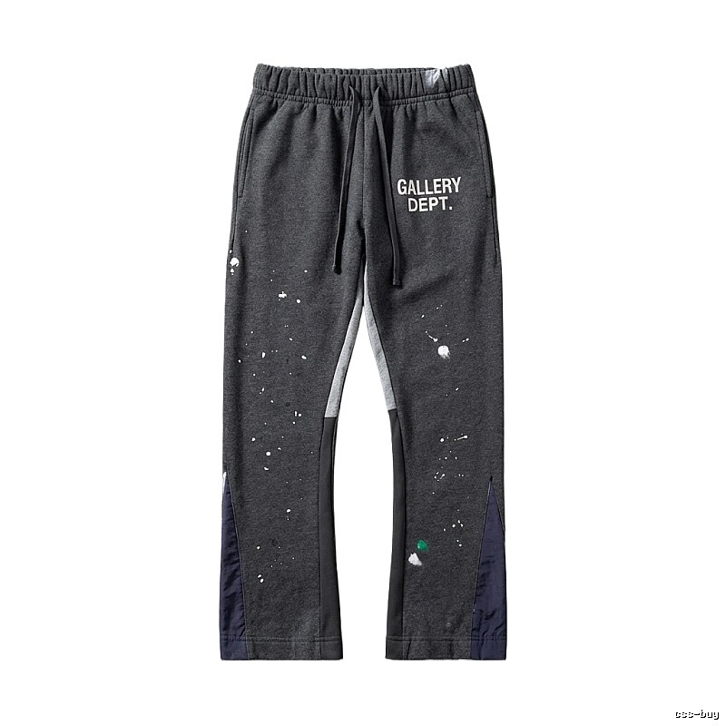 Gallery Dept Graffiti Style Grey-Purple Sweatpants