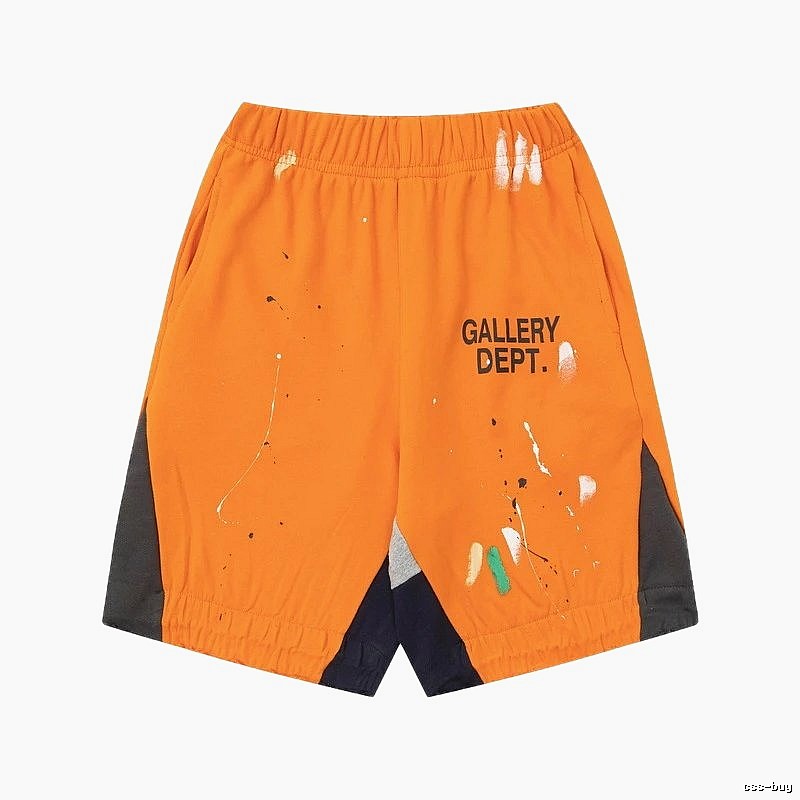 Gallery Dept Graffiti-style Orange Shorts