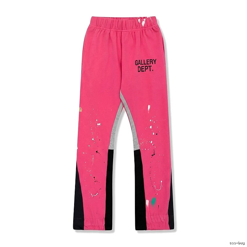 Gallery Dept Graffiti Style Pink Trousers